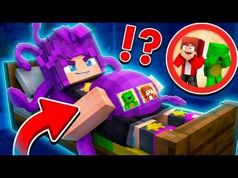JJ and Mikey TRAPPED inside LILY in Minecraft?! (Maizen)