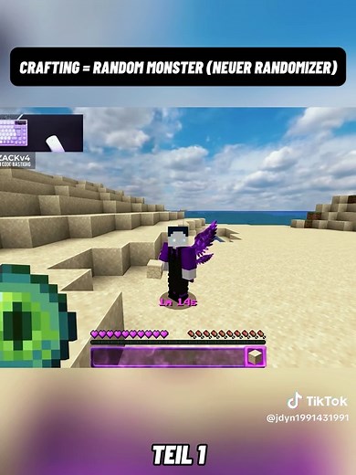 CRAFTING = RANDOM MONSTER (NEUER RANDOMIZER) - 1 #furdichseite #minecraft