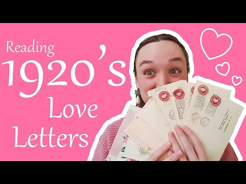 Reading Actual 1920's Love Letters