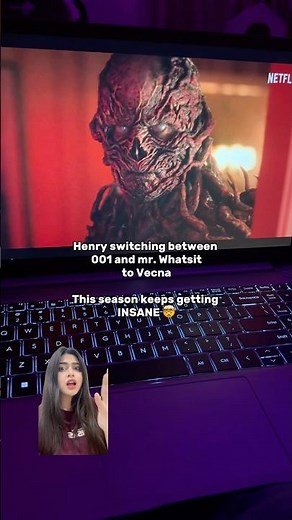 Holly sees Vecna😳😭 #strangerthings5 #strangerthings #netflix