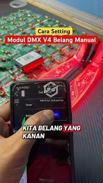How to set up a DMX V4 module #tutorial #howtosetupdmxmodul #dmxmodul #shorts