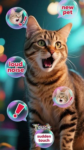 Why Your Cat Suddenly Hisses EXPLAINED #shorts