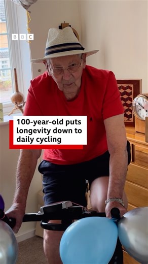 Wow, 100 years old and still cycling 10 miles a day! 🙌 Former Royal Air Force flight sergeant Geoffrey Bolton says keeping fit is the secret of his longevity. 🥳 🚲 Read more here ➡️ bbc.co.uk/news/articles/cvgq45208pdo | BBC Cambridgeshire