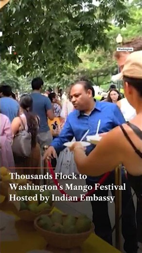 Thousands Flock to Washington's Mango Festival Hosted by Indian Embassy | Firstpost News | N18G