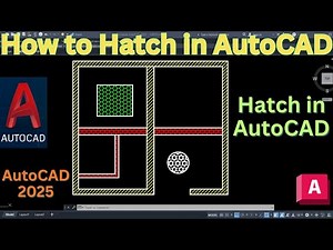 How to Hatch in AutoCAD Step by Step | Hatch Autocad