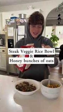 The kitchen’s never safe with a teenage boy around—his appetite is REAL 😂🍽️