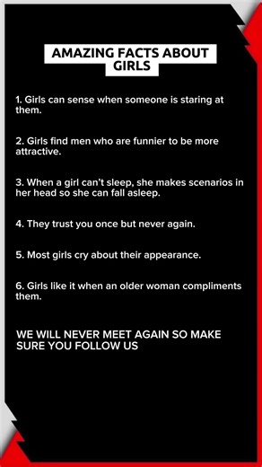Mind-Blowing Facts About Girls Everyone Should Know