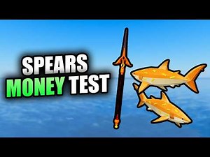 I Tested Spear Fishing For Money In Fisch