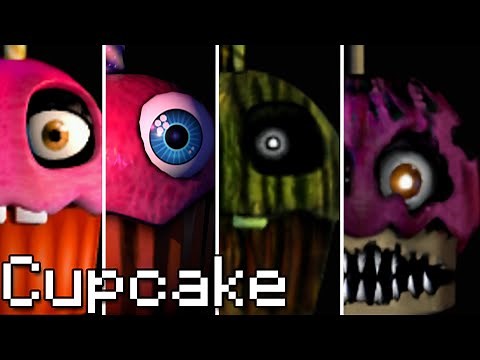 Evolution of Cupcake in FNAF (2014-2022)