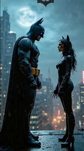 Batman vs. Catwoman | Ultimate Gotham Showdown 🦇⚡ #marvel #avengers #batman #catwoman #battle