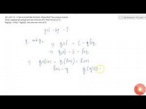 NCERT | Class XII | RELATIONS AND FUNCTIONS | Exercise 3 | Question No. 10