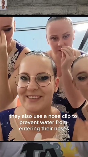 Hairstyle of synchronised swimmer athletes #facts