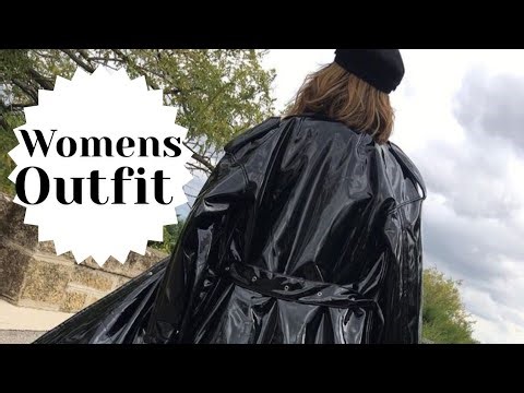 10 Elegant Style Of Latex Long Coats In Winter