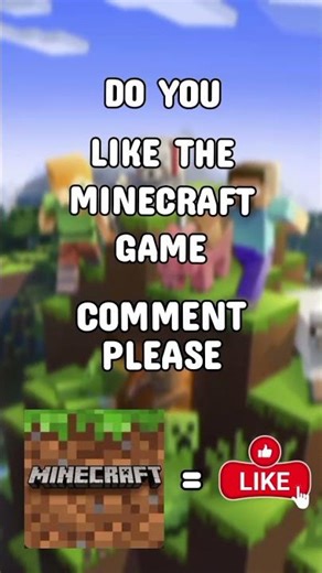 Do you like Minecraft 👍 #Minecraft