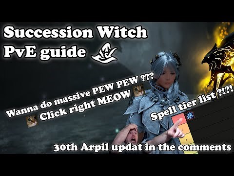 BDO | 2025 Succession Witch PvE guide - Complete edition