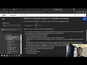 Variable Declaration DCL - CL programming for beginners AS400 (IBM i)