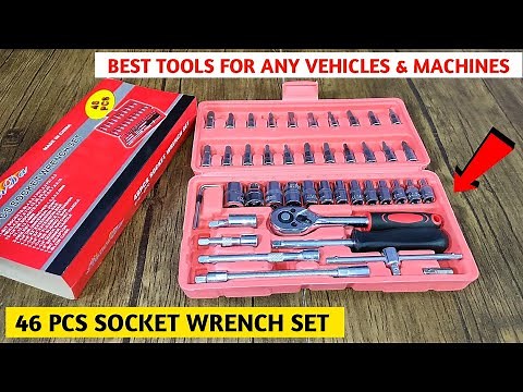 Socket Wrench Set Best Brand | Best Multipurpose Socket Wrench Set | 46 PCS Socket Wrench Set