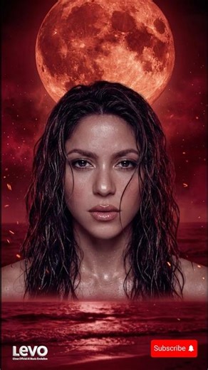 SHAKIRA - Style - Luna Roja - (Official AI Lyric Video) LEVO AI Music exclusive.