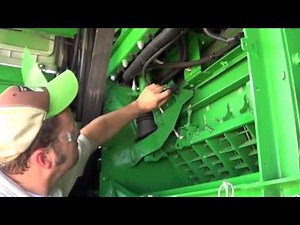 John Deere Combine GoHarvest: Concave leveling on an MY15 S Series combine equipped with ACI