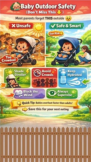 Baby Outdoor Safety 👶🏻🛝🏖️ #shorts