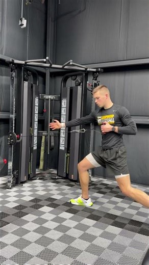 SA Split Squat Cable Rotational Row