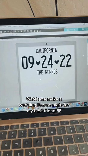 DIY Wedding License Plate Craft Ideas