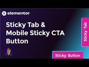 Create a Vertical Sticky Side button + Mobile Footer Button with Elementor (No Pro Needed!)