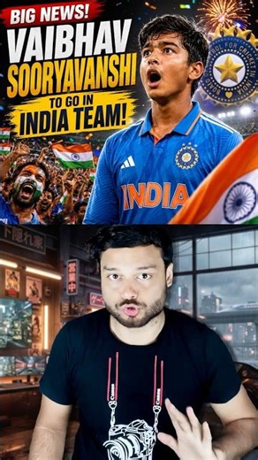 SUPERSTAR Vaibhav Sooryavanshi Set For Team India! - Indians Happy For IPL 2026 Star Guy #shorts