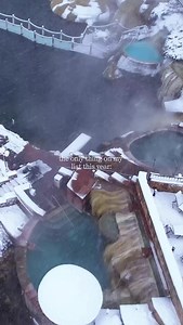 Fluffy snow your choice between over 45 hot springs pools 🤌⁠ ⁠ Don’t miss your chance to experience it this winter 🎄 Click the link in our bio to plan your trip! | The Springs Resort