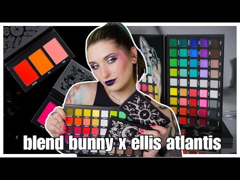 NEW Blend Bunny x Ellis Atlantis Collab!! | Tutorial + Swatches
