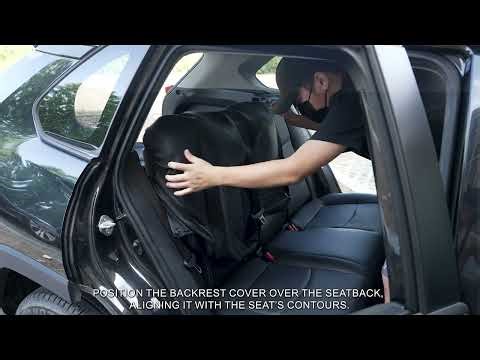 GIANT PANDA Faux Leather & Stretch Fabric Seat Covers Install Guide (12+ Models)