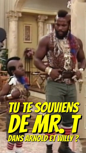 🎥 Tu savais que Mr. T est apparu dans Arnold et Willy ? 😱 En 1983, un épisode légendaire : Arnold essaie d’impressionner une fille en se transformant en mini-Mr. T 💪 Mais le vrai Mr. T débarque chez lui ! 😂 Résultat ? Une compétition épique pour séduire la demoiselle… un crossover totalement fou dans cette comédie culte ! 🎬 #MrT #ArnoldEtWilly #ComédieCulte #Années80 #Fun #Télévision #Crossover | La Machine À Remonter Le Temps