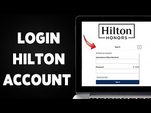 How To Login Hilton Account 2025 | Hilton Account Sign In/Access Tutorial