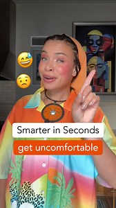 61K views · 1.9K reactions | Get uncomfortable! Sit in your discomfort! But what does it all mean? Let’s get Smarter in Seconds about how getting uncomfortable can be the key to unlocking your growth EXTRA CREDIT  When was the last time you got uncomfortable? Have you heard the phrase “sit in your discomfort” before? What does discomfort feel like for you? | Blair Imani | Facebook