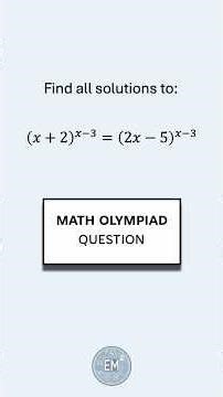 Can You Solve This Math Olympiad Question? #maths #challenge