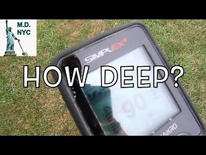 Nokta Makro Simplex Depth: How Deep Does It Go? : Metal Detecting NYC