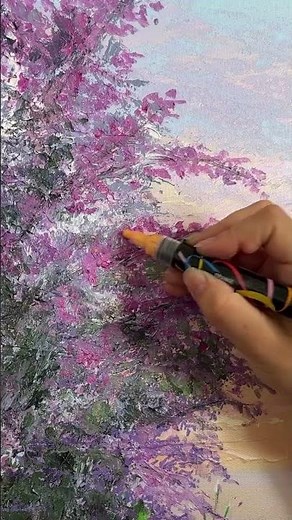 I tested heavy body markers & gel on my latest canvas… and I wasn’t expecting that 🤯
