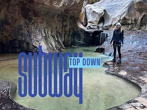 Zion Subway Top Down Canyoneering Hike October 2025