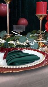 A Christmas table that feels classic, cozy, and totally doable. ❤️🎄 We layered red chargers, crisp whites, greenery, and the cutest folded Christmas tree napkins for a setup that looks curated but is secretly so easy to recreate. Perfect for holiday hosting, client events, or your annual family dinner. Shop Now: https://efavormart.pulse.ly/evhmkmfmm5 #ChristmasTablescape #HolidayHostingIdeas #DIYTableDecor #eFavormart #ChristmasTableSetting | eFavormart
