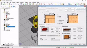 ROBOGUIDE软件码垛应用虚拟仿真：机器人码垛流程配置与仿真运行