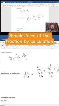 Fraction Simple Form Calculation ద్వారా