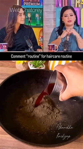 Krishna Singhal on Instagram: "Hair care Guide 👇 1. Share this reel in my DM 2. Comment "Routine" credits : @webchatoreyeats #remedy #remedies #haircare #blackhair #podcast"