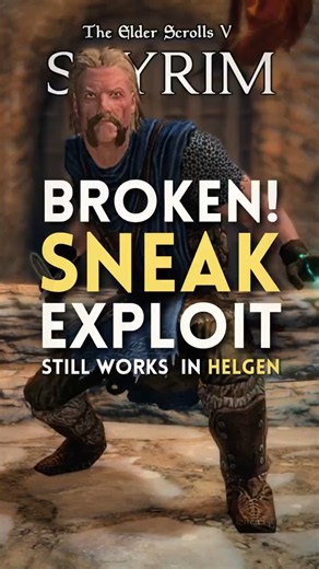 Most BROKEN Level 100 SNEAK Exploit Early in Skyrim (Fast Guide)