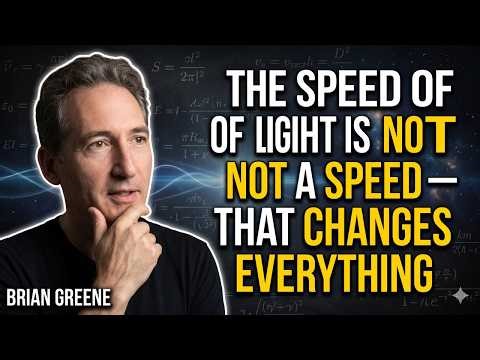The Speed of Light Is Not a Speed — That Changes Everything | BRIAN GREENE