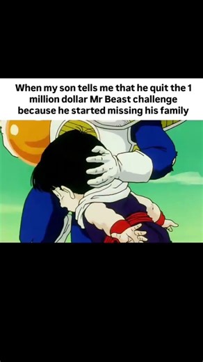 When My Son Quits The MrBeast Challenge#dbz #dragonballz #dbzkai #dbzedit #dbzmemes #trending #viral