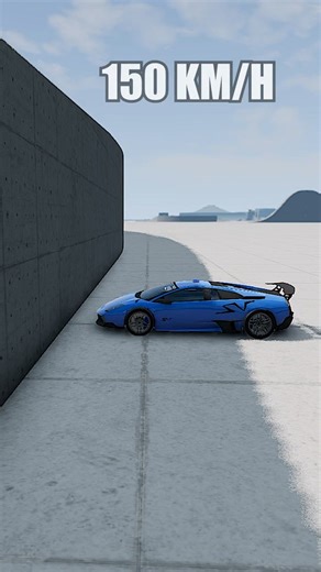 Lamborghini Speed TEST!😱🔥 BeamNG Drive #shorts #beamngdrive