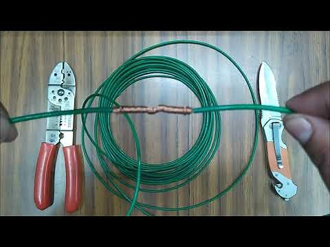 Unión de conductores eléctricos (Empalme de prolongación)