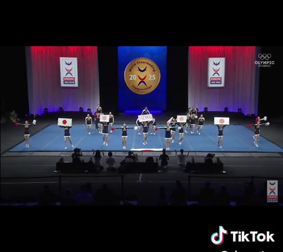 Team Japan's Unstoppable Cheerleading Performance at ICU 2025