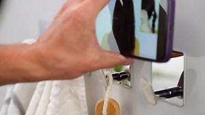 DELITON Towel Hooks for Bathrooms - 4 Pack Wall Hooks for Hanging Heavy Duty Adhesive Command Hooks for Coat Robe, Waterproof Shower Hooks Stainless Steel Mirror, Silver