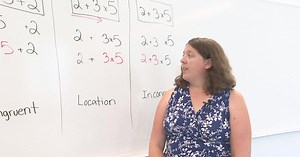Worcester Polytechnic Institute researcher using spacing and color to make algebra easier